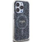 Guess MagSafe dėklas iPhone 15 Pro Max – juodas
