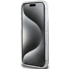 Guess MagSafe dėklas iPhone 15 Pro Max – juodas