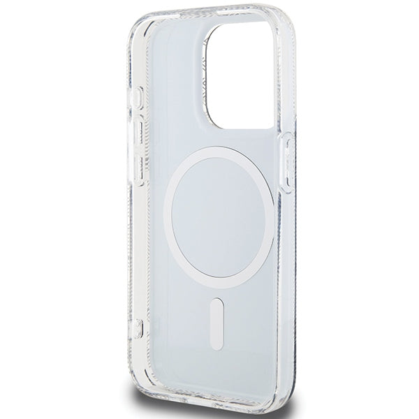 Guess MagSafe dėklas iPhone 15 Pro Max – juodas