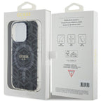 Guess MagSafe dėklas iPhone 15 Pro Max – juodas
