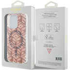 Guess MagSafe dėklas iPhone 15 Pro Max – rožinis