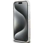 Guess MagSafe dėklas iPhone 15 Pro Max – rudas