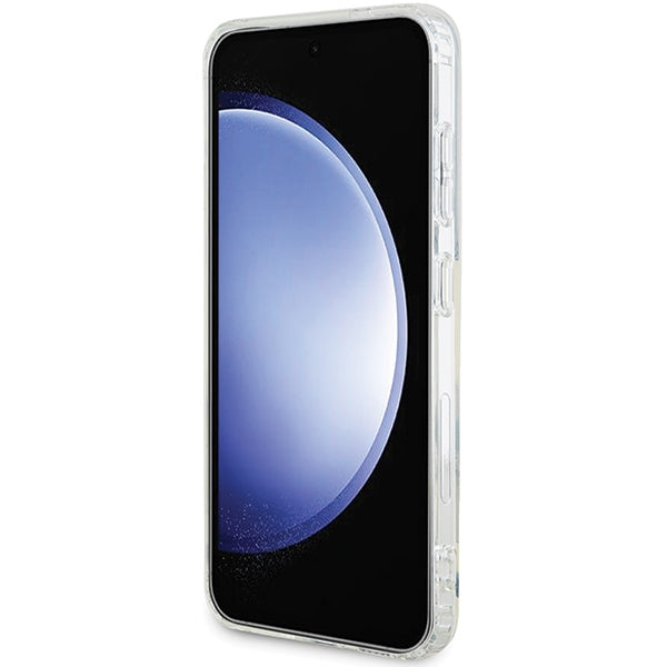 Karl Lagerfeld Choupette dėklas Samsung S24+ – skaidrus