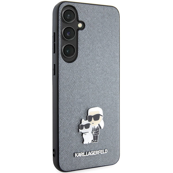 Karl Lagerfeld dėklas Samsung Galaxy S24+ – pilkas