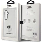Karl Lagerfeld Choupette dėklas Samsung Galaxy S24 – skaidrus