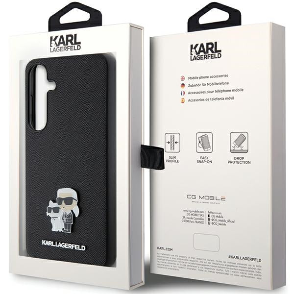 Karl Lagerfeld dėklas Samsung Galaxy S24 – juodas