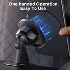 Joyroom magnetinis automobilinis telefono laikiklis JR-ZS400 ant prietaisų skydelio, juodas