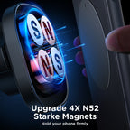 Joyroom magnetinis automobilinis telefono laikiklis JR-ZS400 ant prietaisų skydelio, juodas