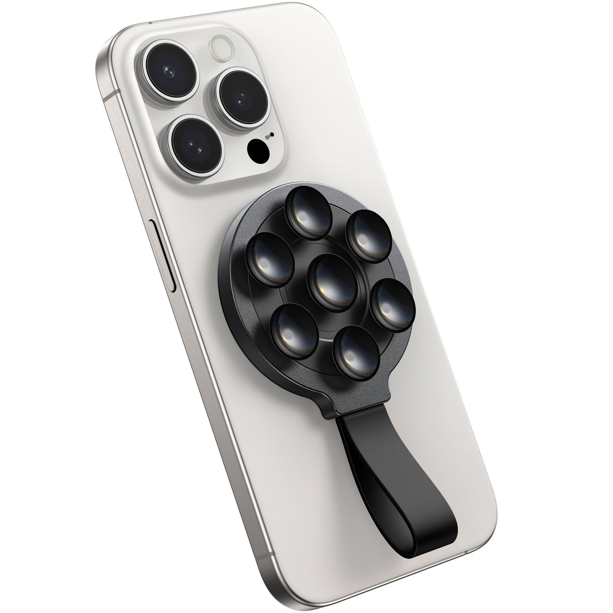 Joyroom magnetinis telefono laikiklis JR-ZS393 su siurbtukais, juodas