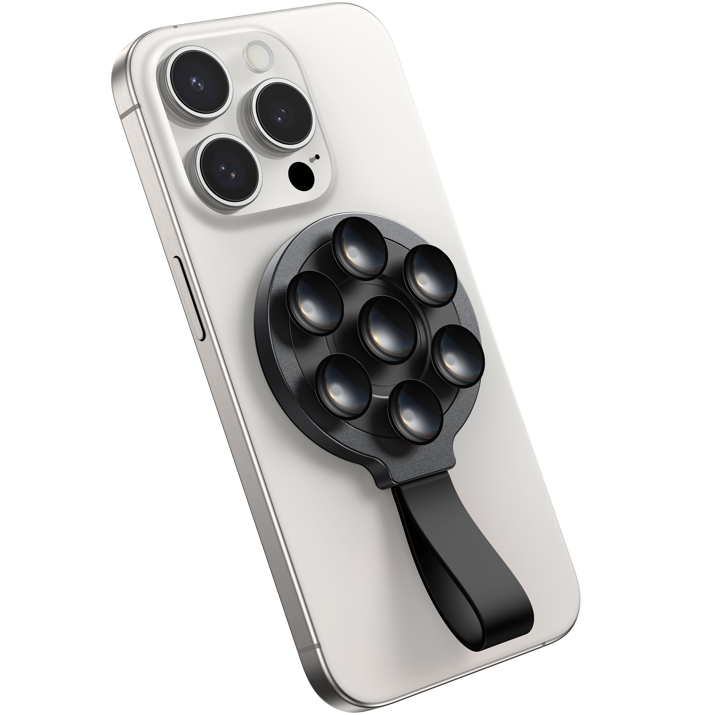 Joyroom magnetinis telefono laikiklis JR-ZS393 su siurbtukais, juodas