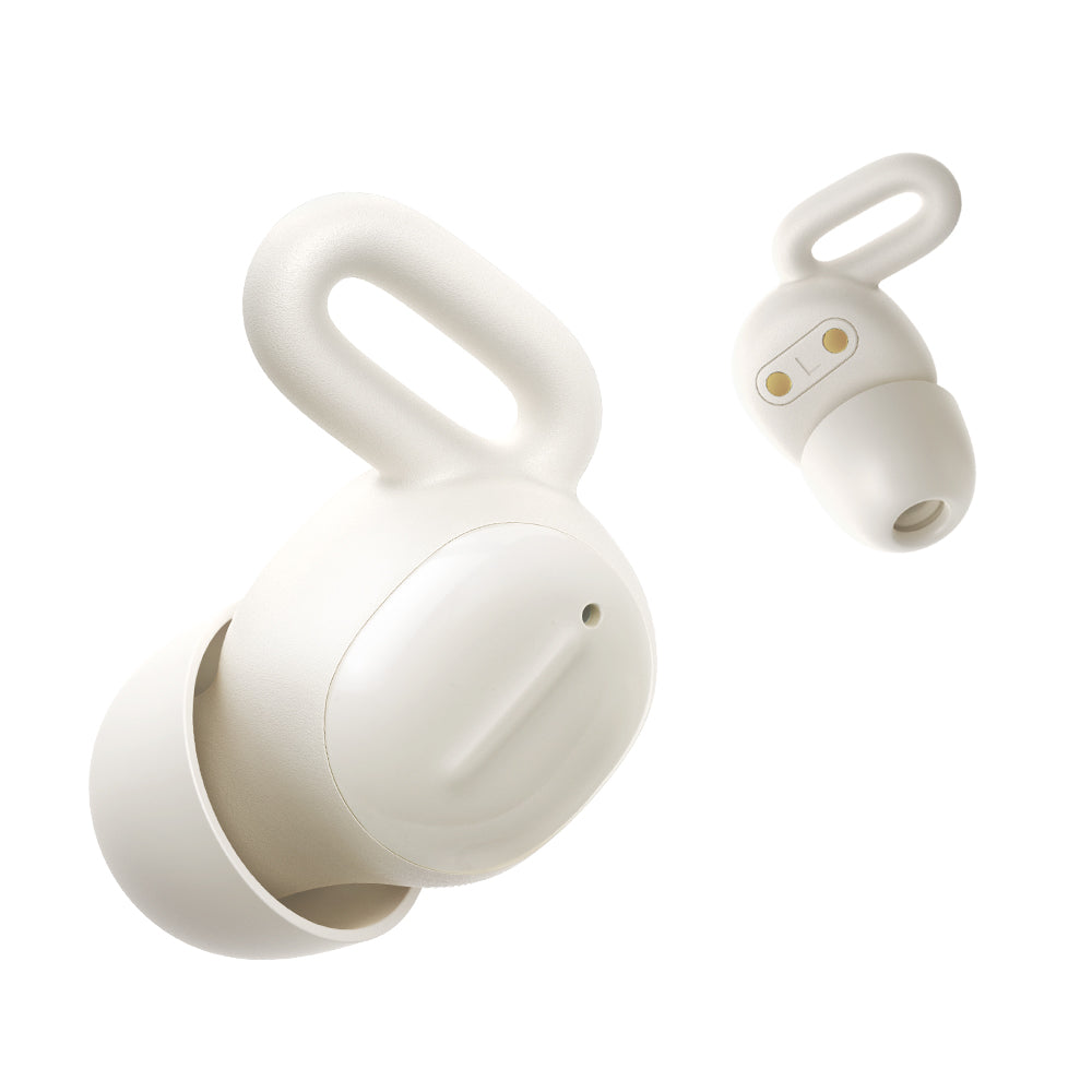 Joyroom JR-TS1 Cozydots serijos belaidės TWS ausinės, skirtos miegui ANC Bluetooth 5.3 – balta