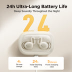 Joyroom JR-TS1 Cozydots serijos belaidės TWS ausinės, skirtos miegui ANC Bluetooth 5.3 – balta