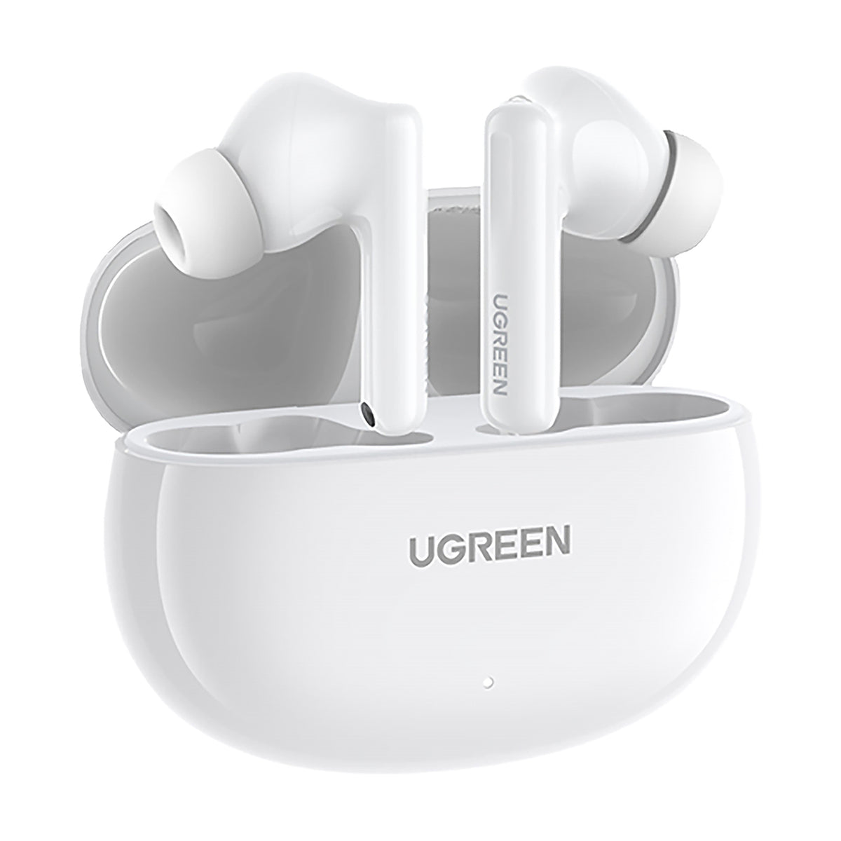 Ugreen HiTune T6 belaidės ausinės su ANC funkcija + USB-A – USB-C laidas – baltos -- Headphones