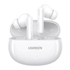 Ugreen HiTune T6 belaidės ausinės su ANC funkcija + USB-A – USB-C laidas – baltos -- Headphones