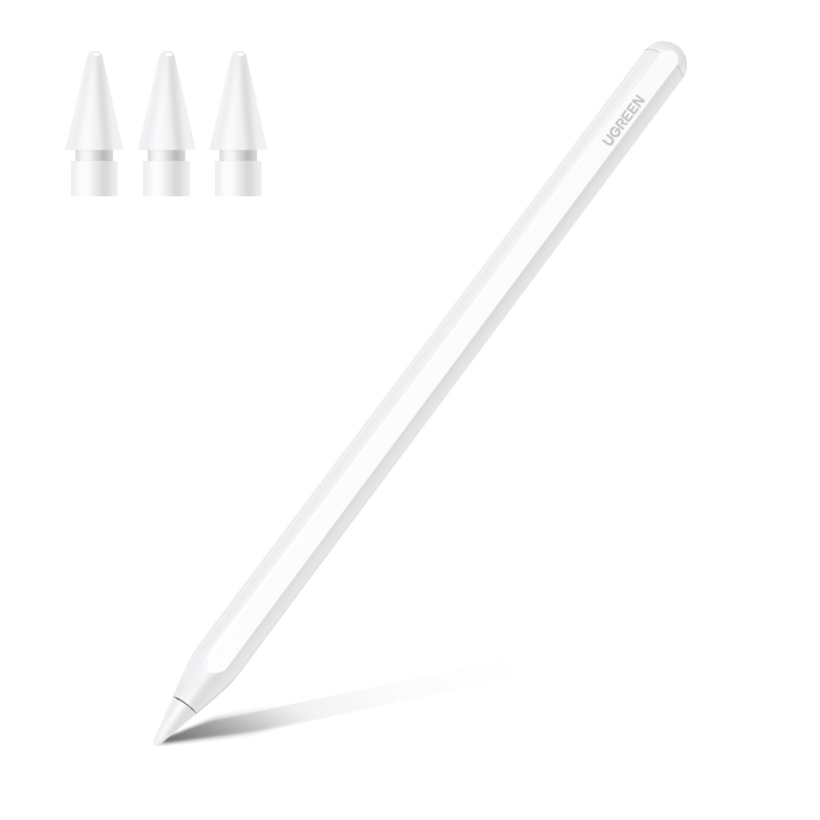 Ugreen LP653 liestinis pieštukas su belaidžiu įkrovimu iPad planšetėms – baltas -- iPad