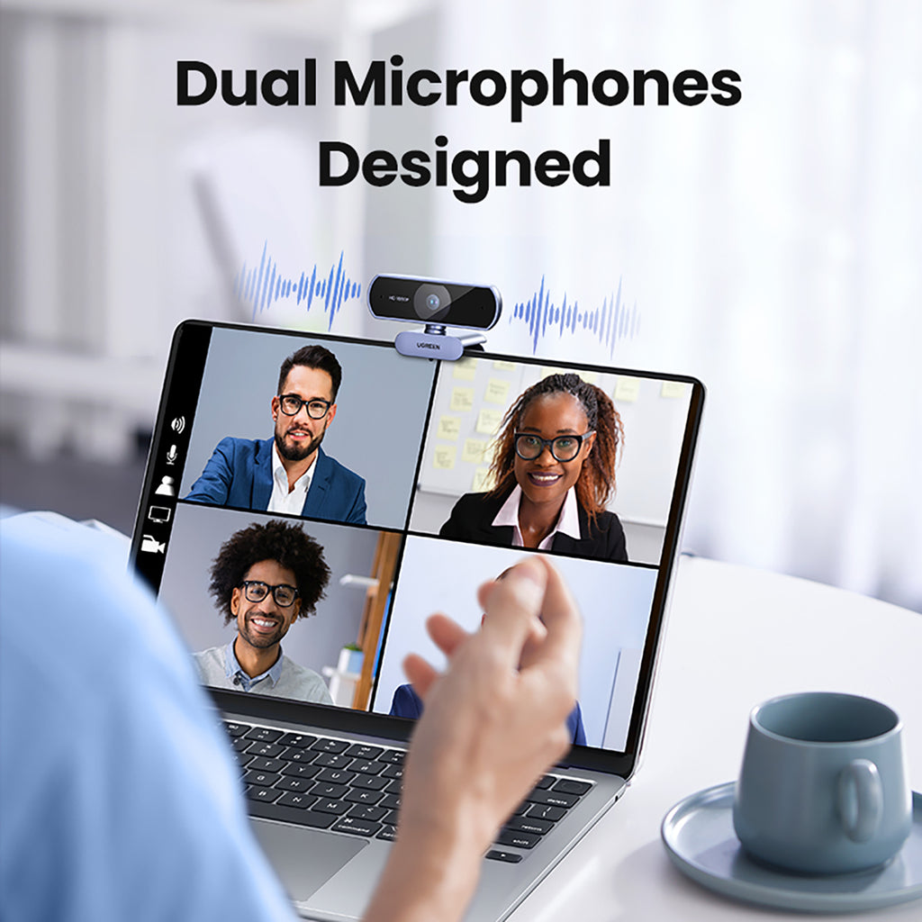 Ugreen CM678 USB HD Interneto kamera - Pilka -- Uncategorized