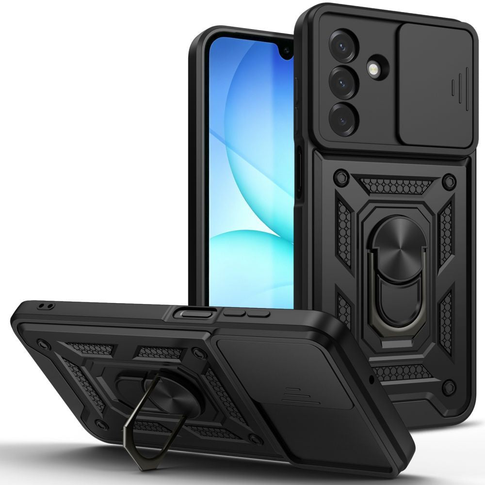 Dėklas Tech-Protect CamShield Pro Galaxy A17 / A18 / A26 4G / 5G, juodas -- Galaxy A17, Galaxy A18, Galaxy A26 4G, Galaxy...