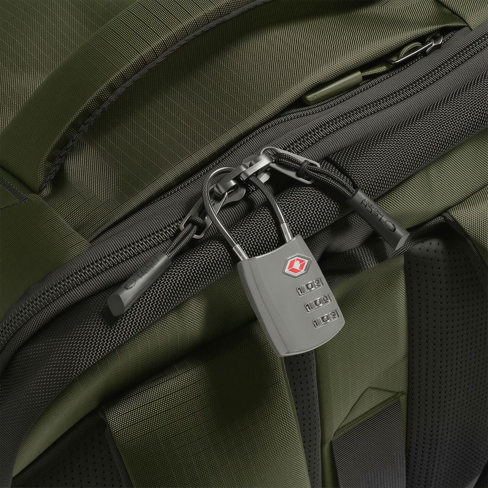 Kuprinė Tech-Protect Defender S70, kabinos bagažo, Ryanair ir Wizz Air, 24L, 40x30x20 cm, tamsiai žalia --...