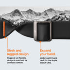 Spigen Lite Fit Pro dirželis Apple Watch Ultra 49 mm – juodas