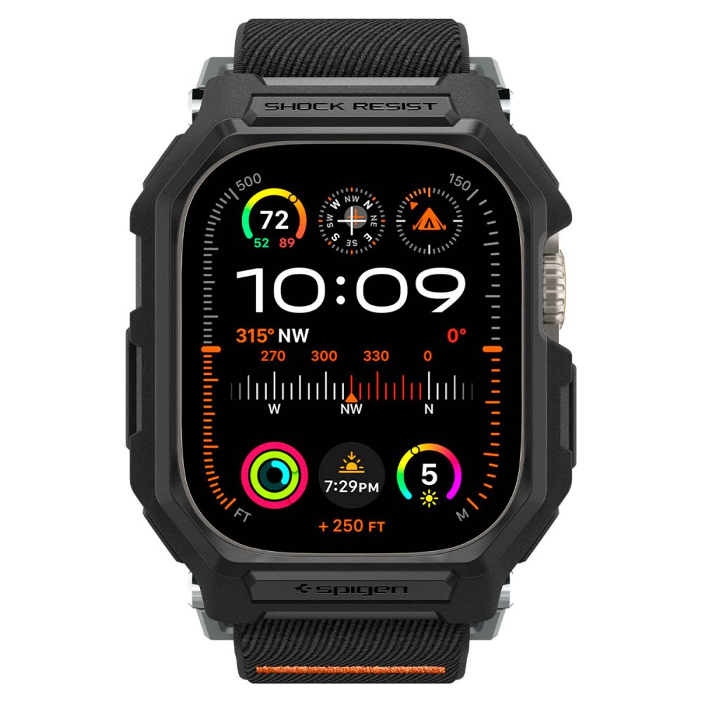 Spigen Lite Fit Pro dirželis Apple Watch Ultra 49 mm – juodas