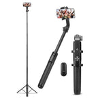 Spigen S560W Bluetooth asmenukių lazda su trikoju - juoda -- Selfie Sticks & Tripods