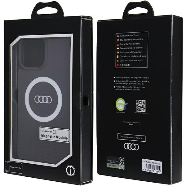 Audi MagSafe dėklas iPhone 13 Pro Max – juodas