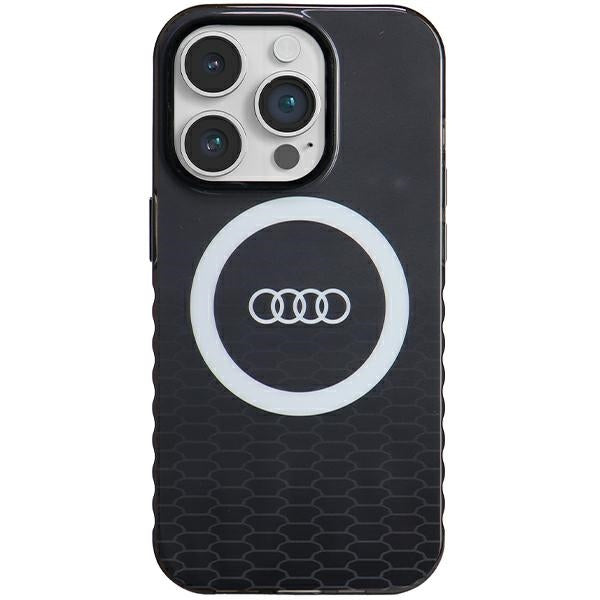 Audi MagSafe dėklas iPhone 14 Pro – juodas