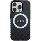Audi MagSafe dėklas iPhone 14 Pro – juodas