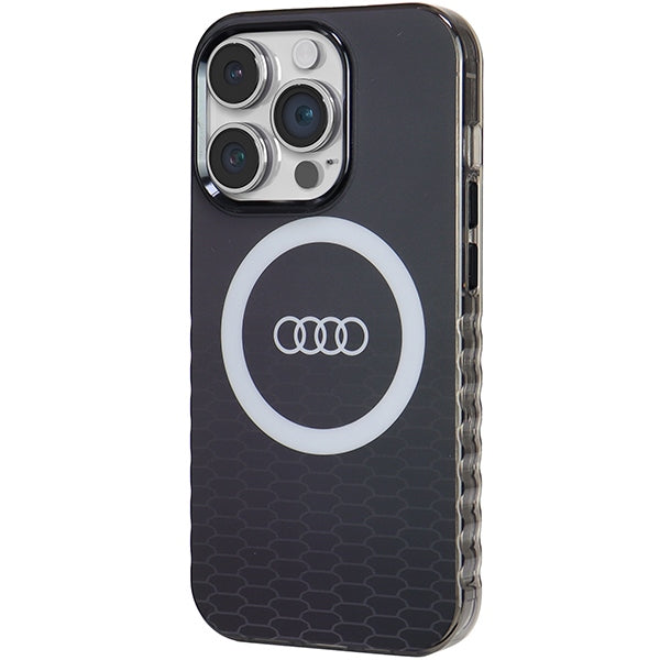 Audi MagSafe dėklas iPhone 14 Pro – juodas