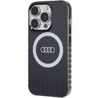 Audi MagSafe dėklas iPhone 14 Pro – juodas