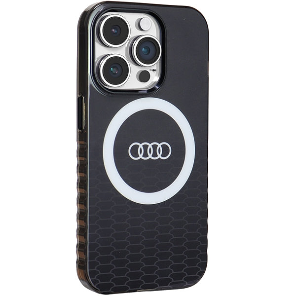 Audi MagSafe dėklas iPhone 14 Pro – juodas