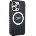 Audi MagSafe dėklas iPhone 14 Pro – juodas