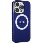 Audi MagSafe dėklas iPhone 14 Pro – mėlynas
