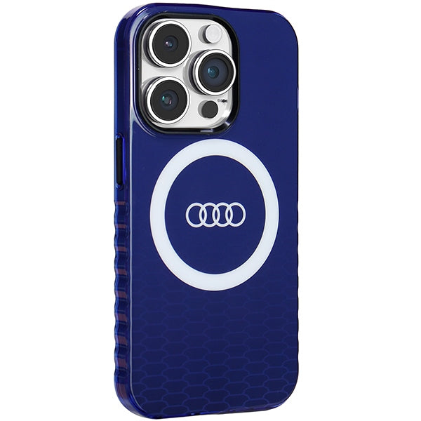 Audi MagSafe dėklas iPhone 14 Pro – mėlynas