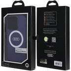 Audi MagSafe dėklas iPhone 14 Pro – mėlynas