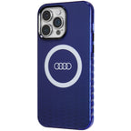 Audi MagSafe dėklas iPhone 14 Pro Max – mėlynas