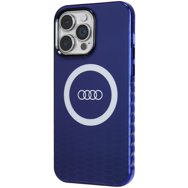 Audi MagSafe dėklas iPhone 14 Pro Max – mėlynas