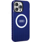 Audi MagSafe dėklas iPhone 14 Pro Max – mėlynas