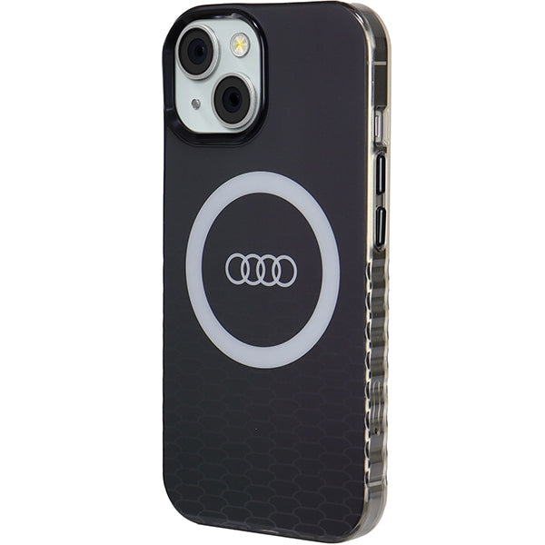 Audi MagSafe dėklas iPhone 15/14/13 – juodas