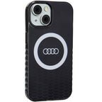 Audi MagSafe dėklas iPhone 15/14/13 – juodas