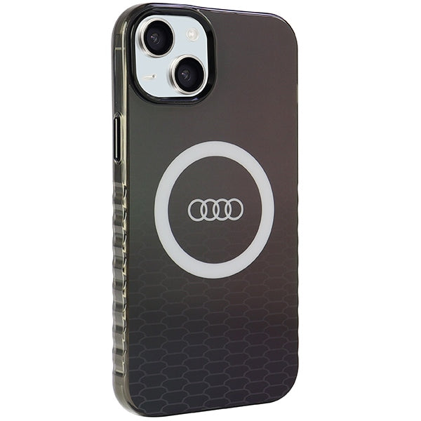 Audi MagSafe dėklas iPhone 15 Plus/14 Plus – juodas