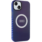 Audi MagSafe dėklas iPhone 15 Plus / 14 Plus – mėlynas