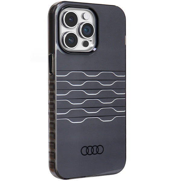 Audi MagSafe dėklas iPhone 14 Pro Max – juodas