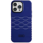 Audi MagSafe dėklas iPhone 14 Pro Max – mėlynas