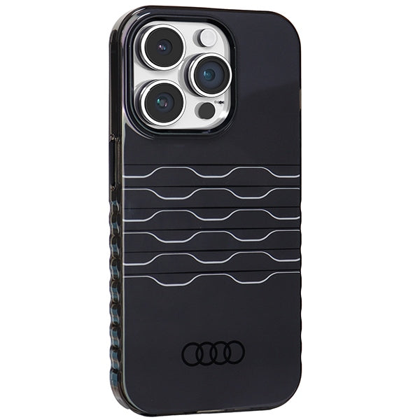 Audi IML MagSafe dėklas iPhone 14 Pro – juodas