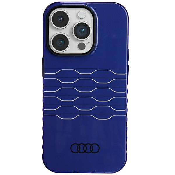 Audi IML MagSafe dėklas iPhone 14 Pro – mėlynas