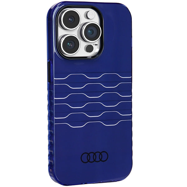 Audi IML MagSafe dėklas iPhone 14 Pro – mėlynas