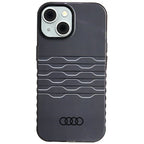 Audi MagSafe dėklas iPhone 15/14/13 6.1 – juodas