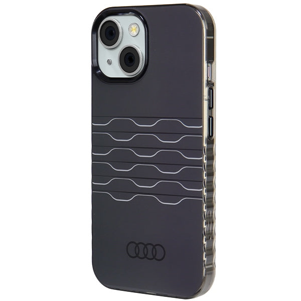 Audi MagSafe dėklas iPhone 15/14/13 6.1 – juodas