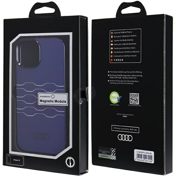 Audi MagSafe dėklas iPhone 15/14/13 6.1" – mėlynas